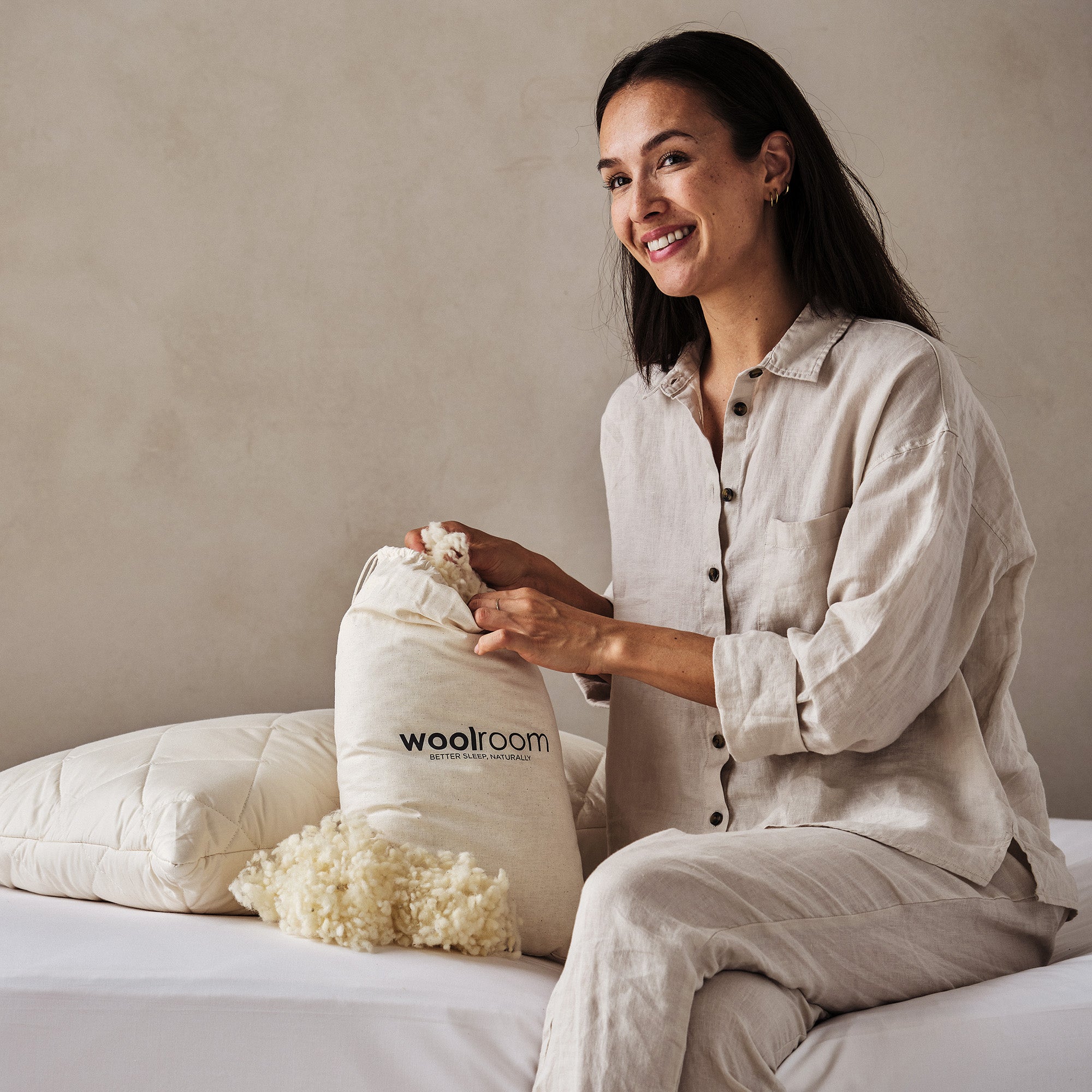 Extra Wool for Washable Pillows