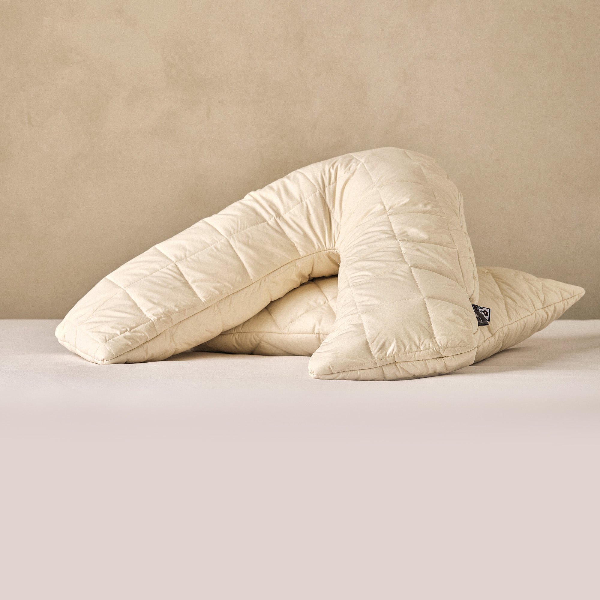 Deluxe V-Shaped Washable Wool Pillow