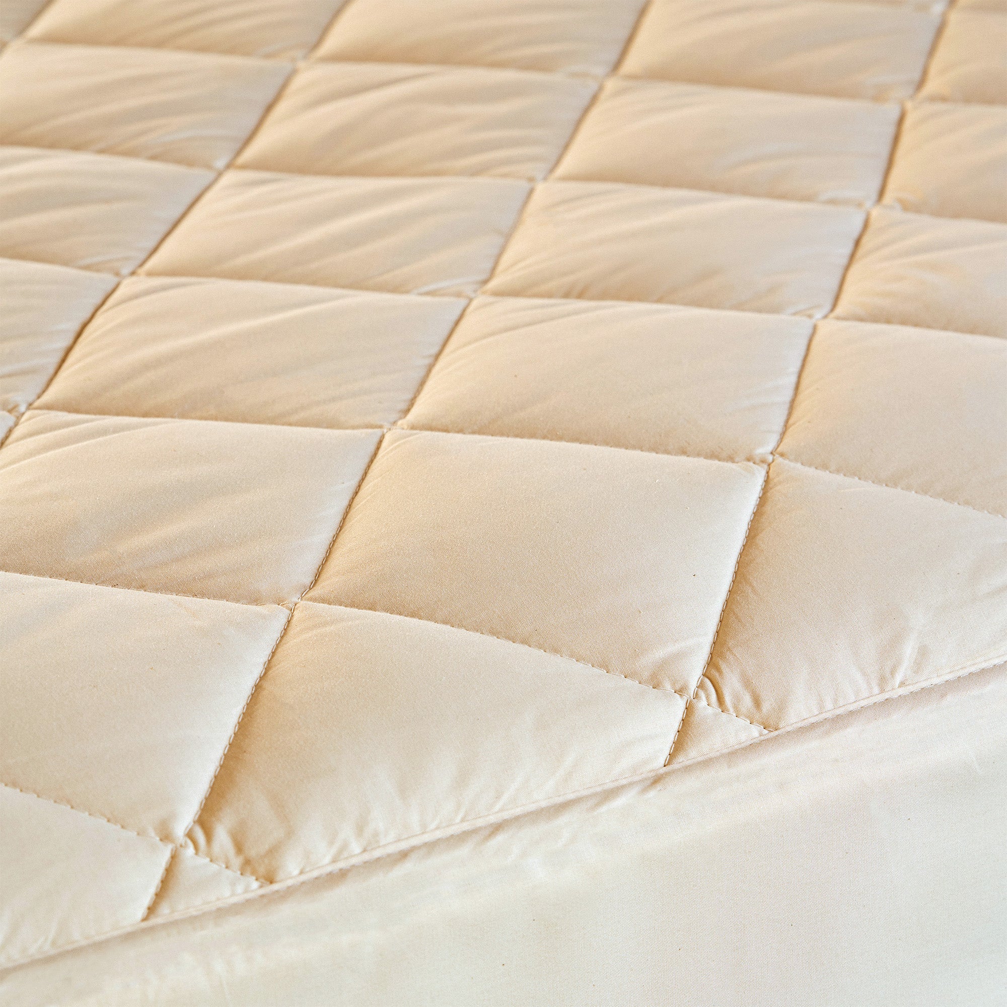 Deluxe Washable Waterproof Wool Mattress Protector