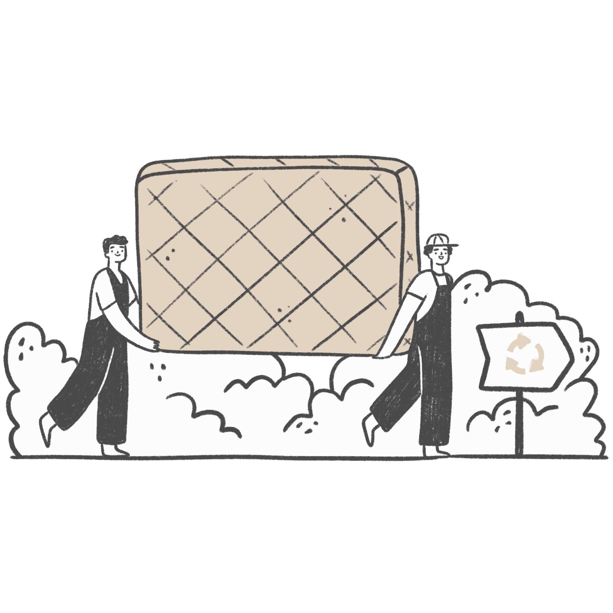 Woolroom offers a Removal & Recycle Service for Beds and Mattresses.