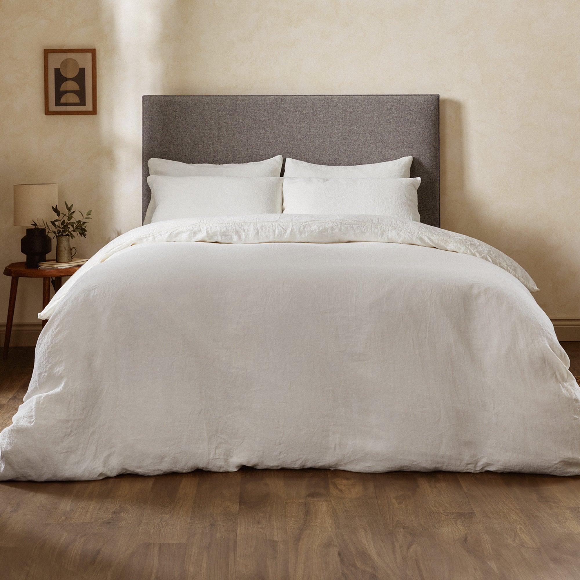Mariana Linen Blend Set - Ivory