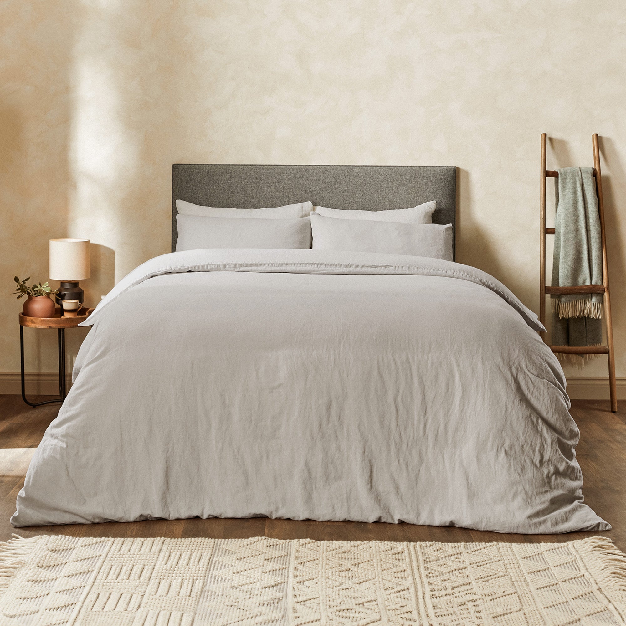 Mariana Linen Blend Set - Pebble