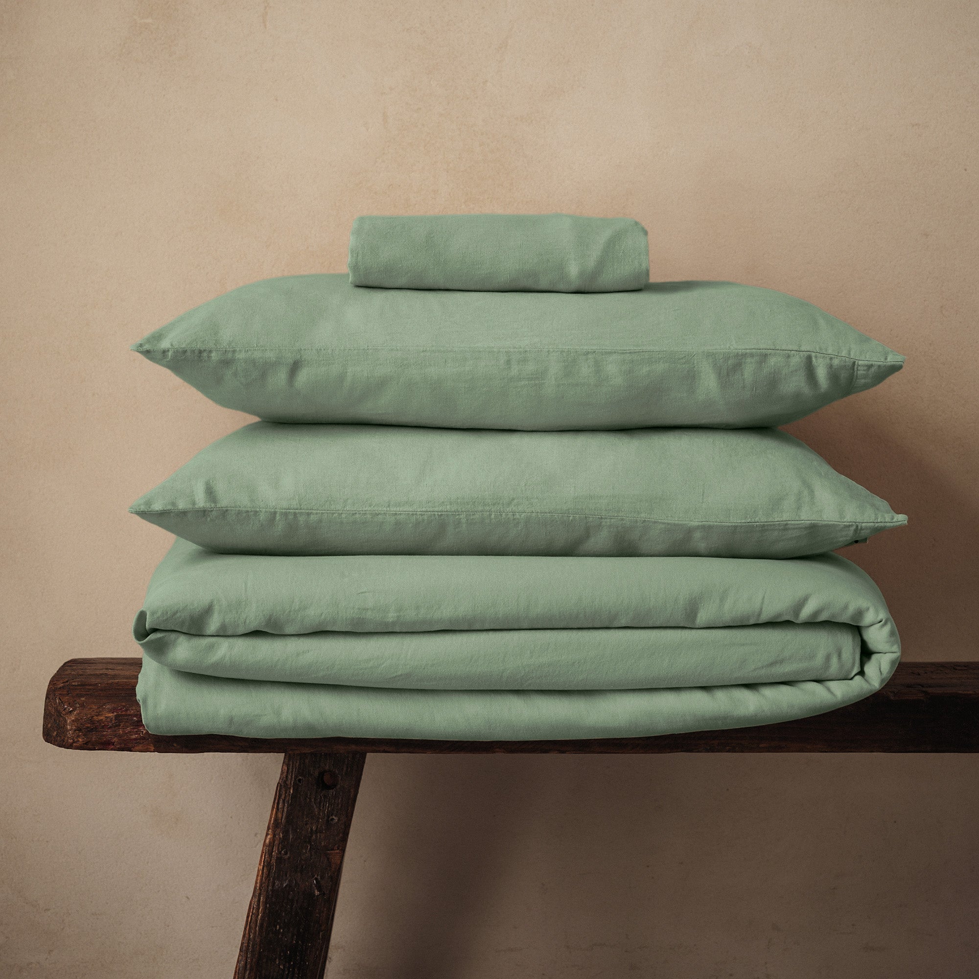 Mariana Linen Blend Set - Sage